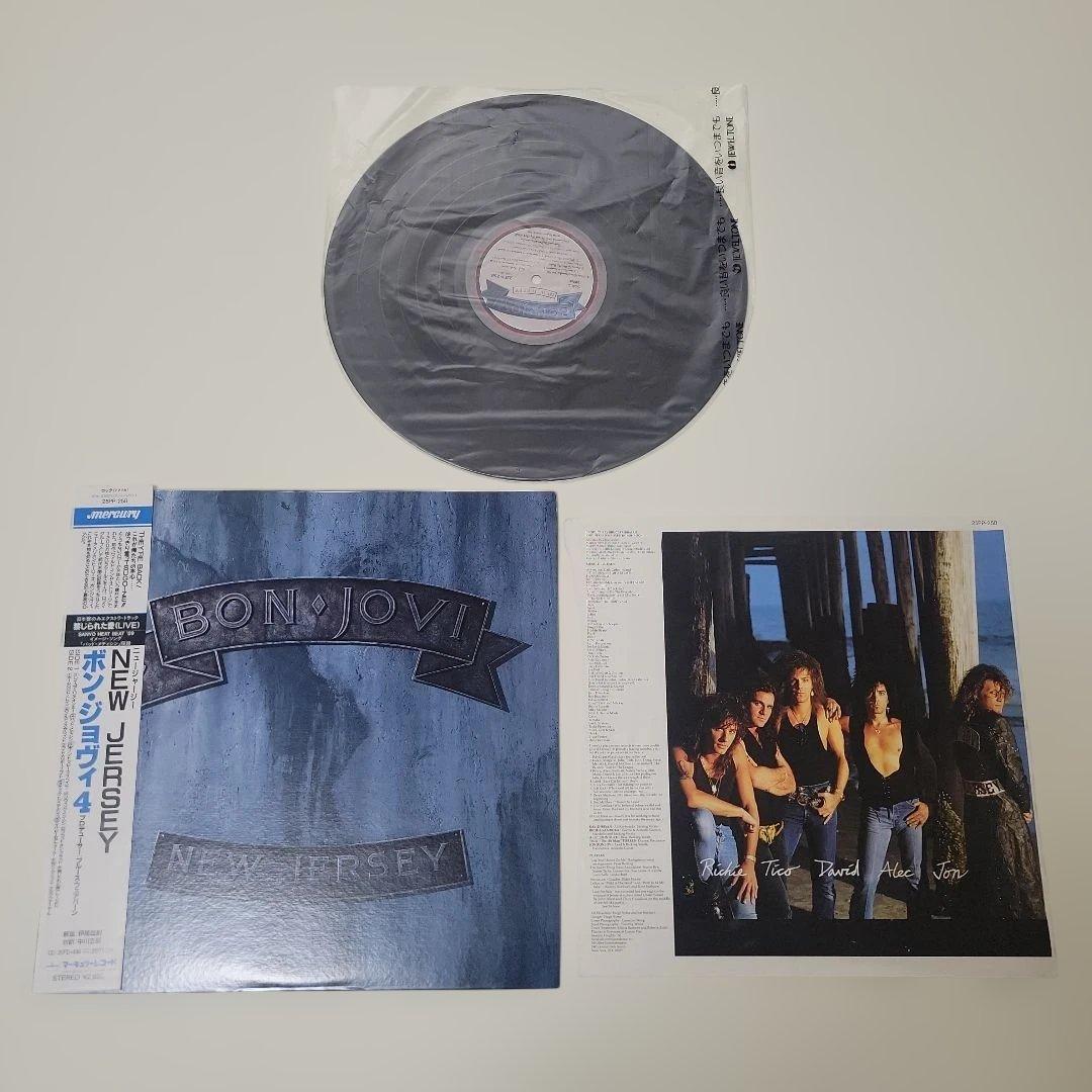 BON JOVI  Jersey Vinyl Record with Obi Used, Slight Wear & Tear | Japansoundstore