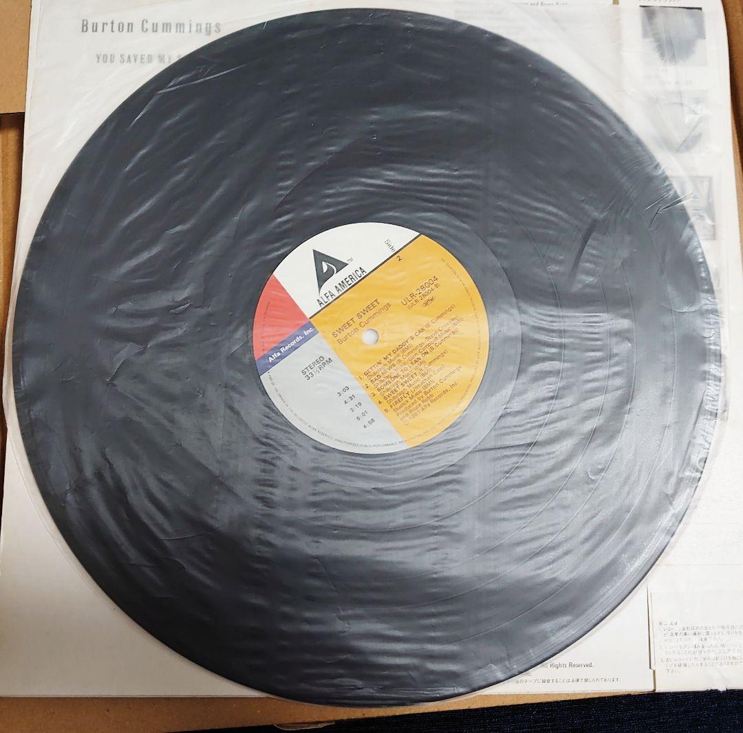 Burton Cummings You Saved My Soul Vinyl LP 1982 Japan Pressing Alfa Records