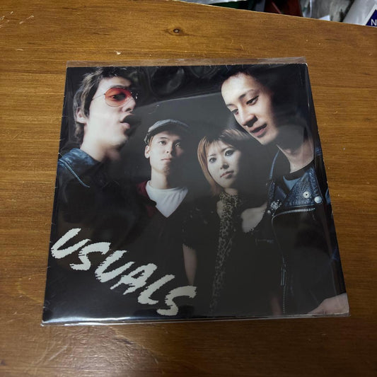 USUALS - escape 7" Blue Vinyl Record Japanese Punk Powerpop Mangrove Label 2001