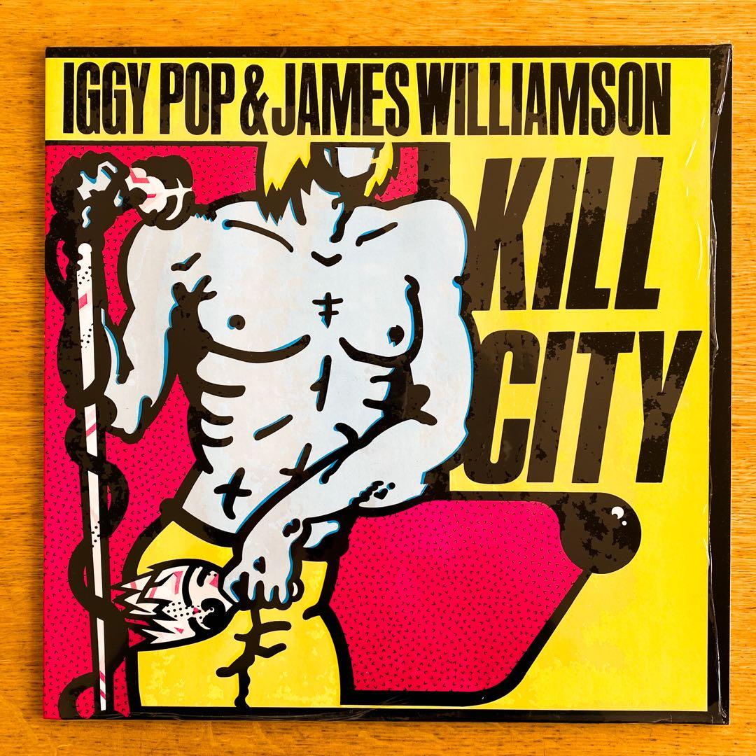 Iggy Pop & James Williamson - Kill City LP White Vinyl Record Punk Rock