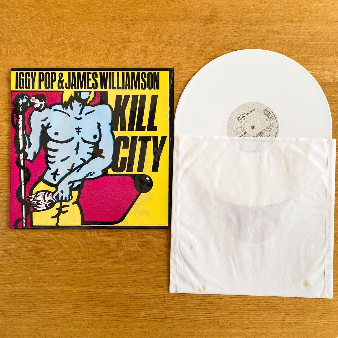 Iggy Pop & James Williamson - Kill City LP White Vinyl Record Punk Rock