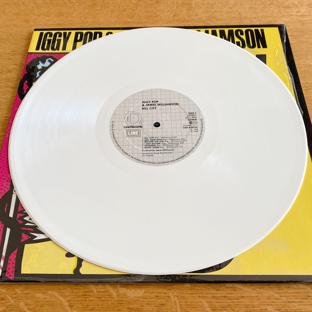 Iggy Pop & James Williamson - Kill City LP White Vinyl Record Punk Rock