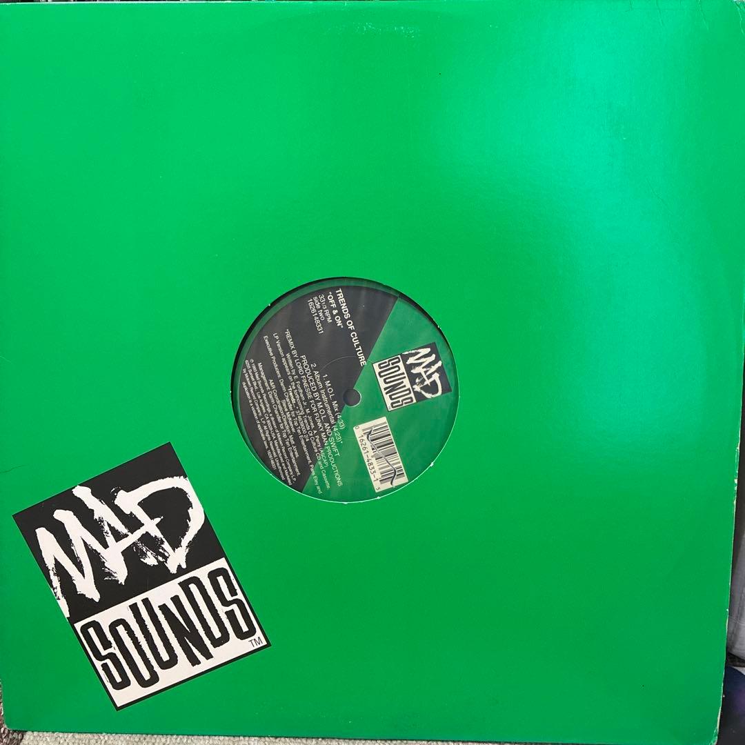 Trends Of Culture - Off And On 12" Vinyl 1993 Hip Hop Classic Lord Finesse Remix