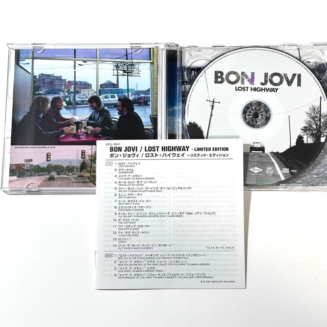 BON JOVI Lost Highway CD+DVD Limited Edition Japan Press UICL-9041 2007