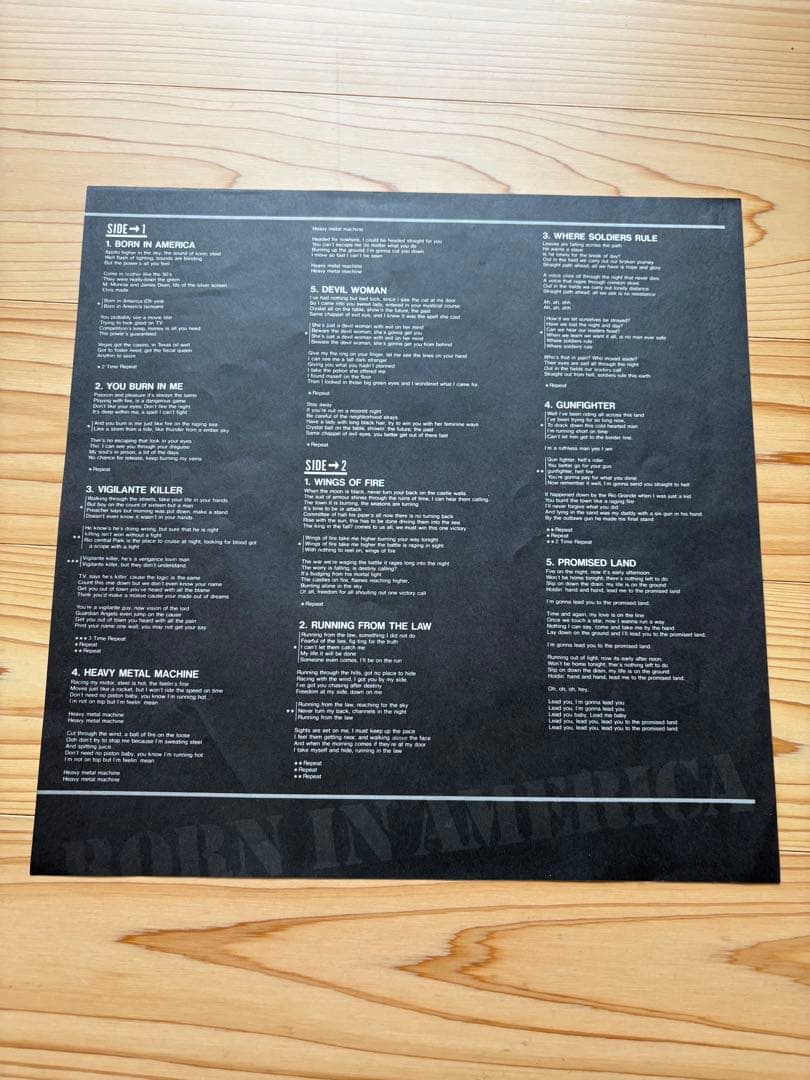 RIOT Born In America Japan LP Vinyl Record w/ Obi & Insert FEMS SP25-5109