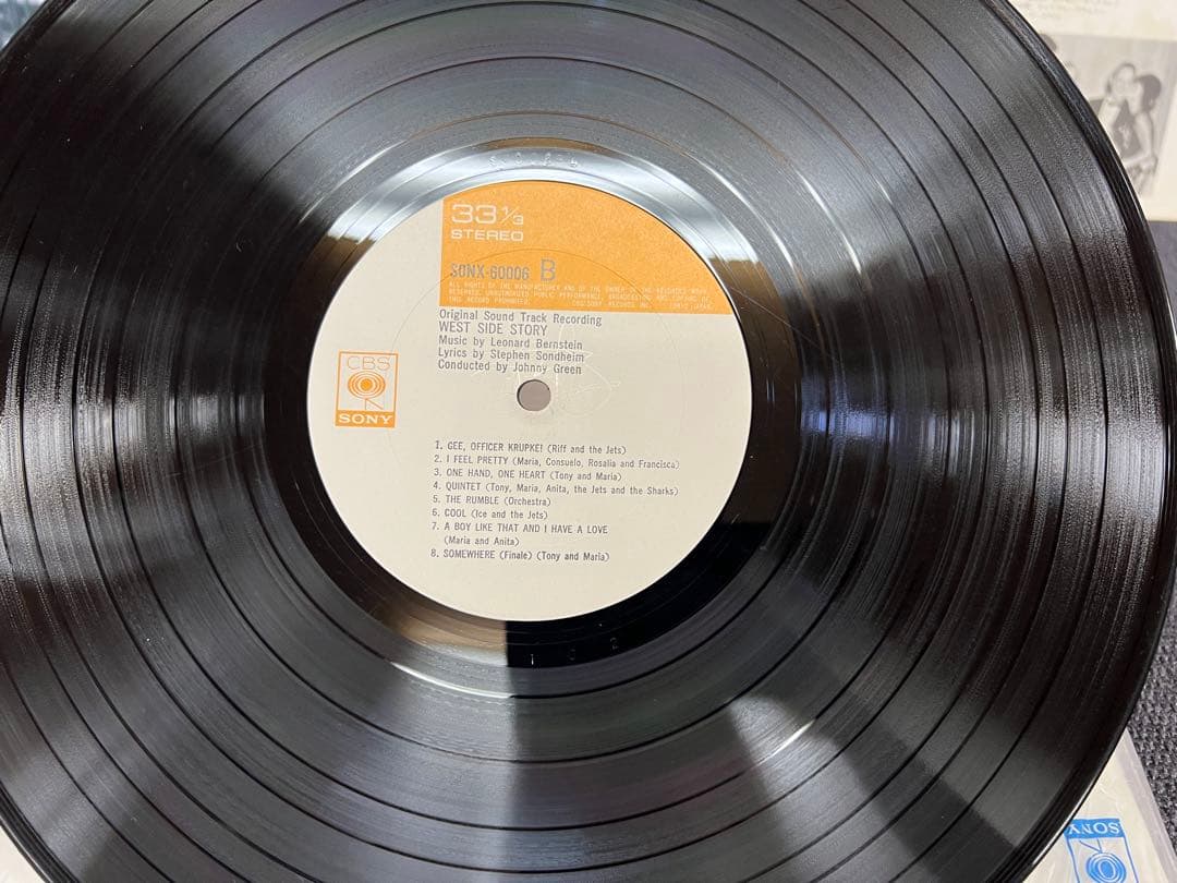 West Side Story Original Soundtrack Japan Vinyl LP SONX-60006 CBS/Sony