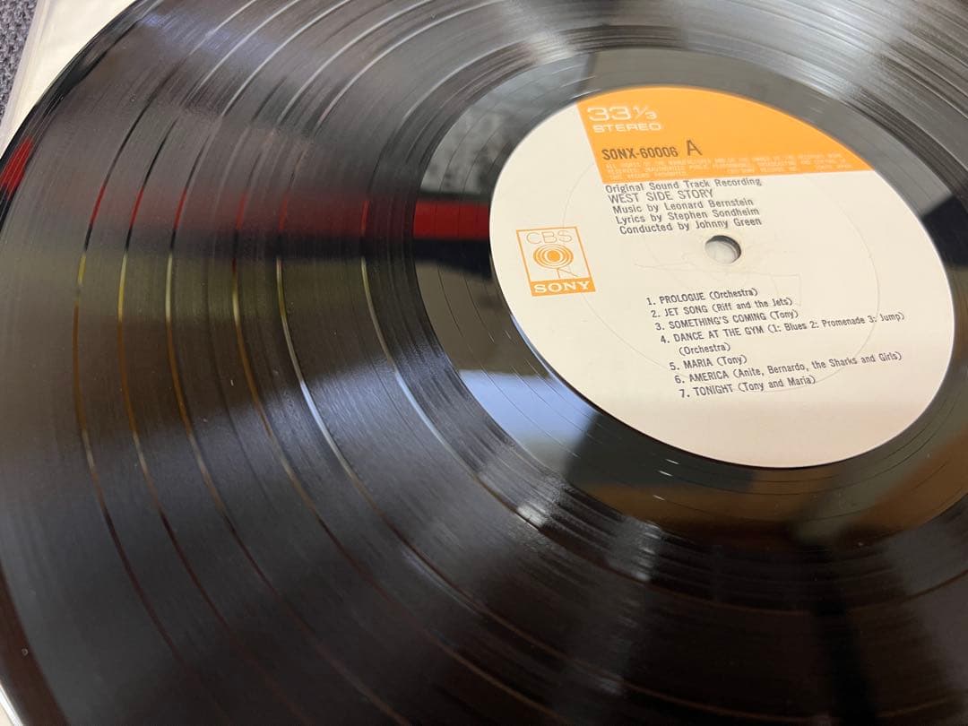 West Side Story Original Soundtrack Japan Vinyl LP SONX-60006 CBS/Sony