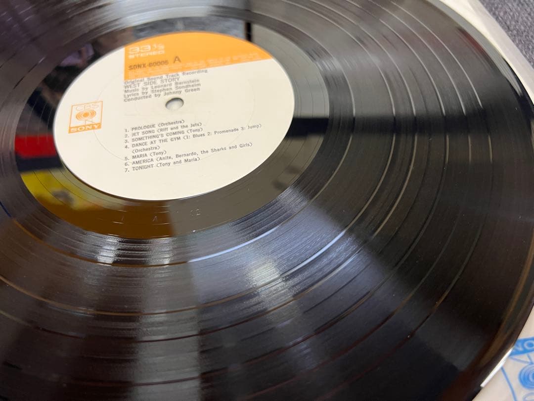 West Side Story Original Soundtrack Japan Vinyl LP SONX-60006 CBS/Sony