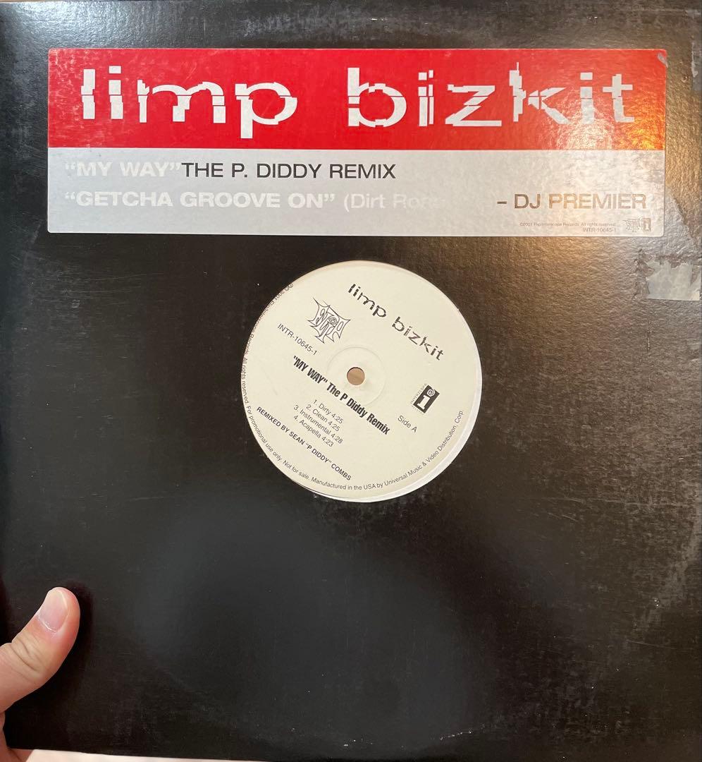 Limp Bizkit - My Way (P. Diddy Remix) / Getcha Groove On - 12" Vinyl Record