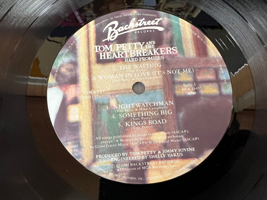 Tom Petty & The Heartbreakers Hard Promises 1981 Japan Vinyl LP VIM-6247 w/ Obi