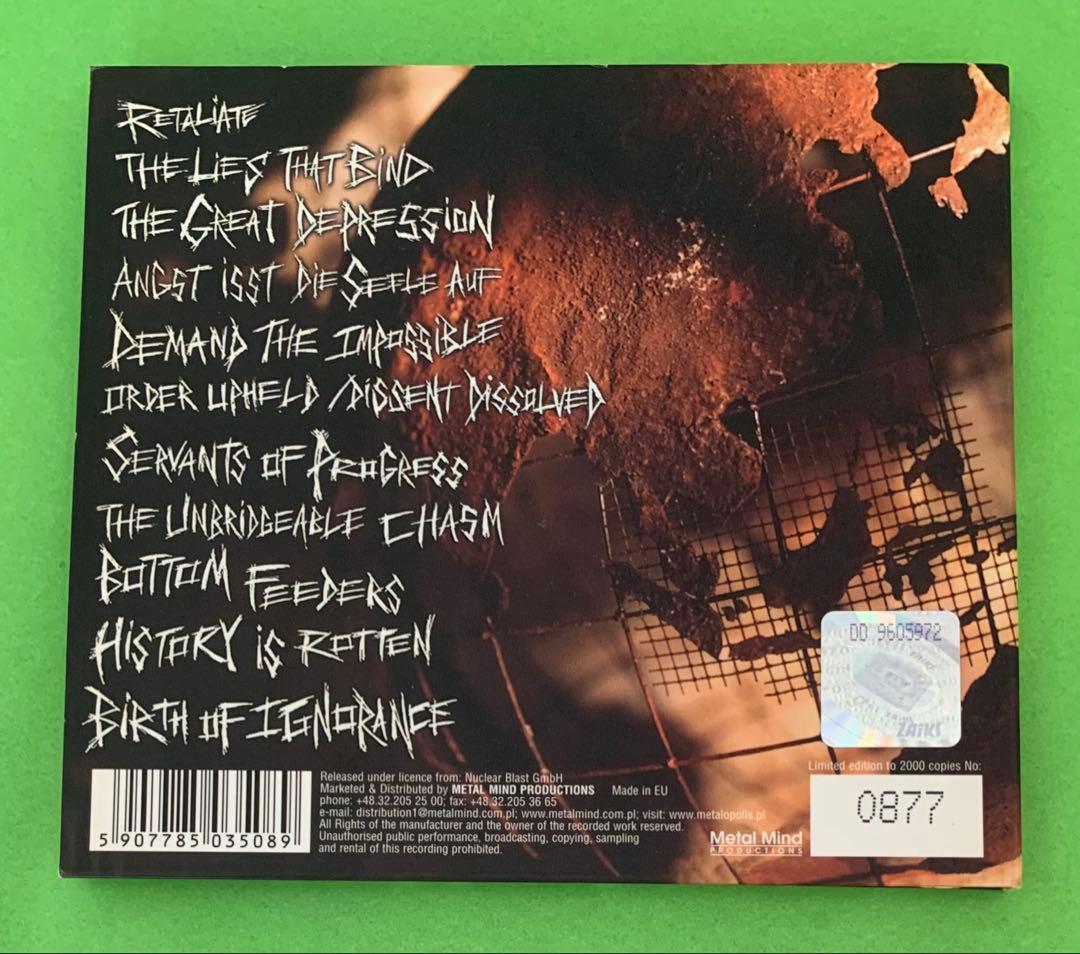 Misery Index - Retaliate CD Limited Edition 2000 Copies Metal Mind Productions
