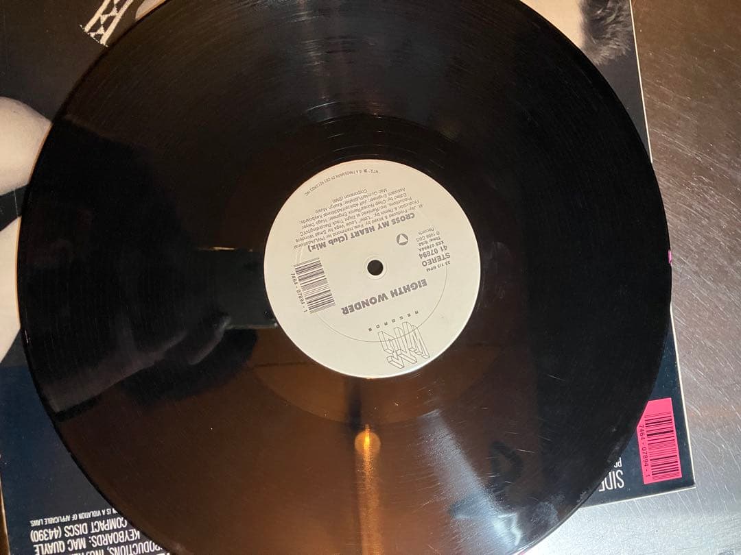 Eighth Wonder - Cross My Heart 12" Single Vinyl Record 1988 Synth-Pop