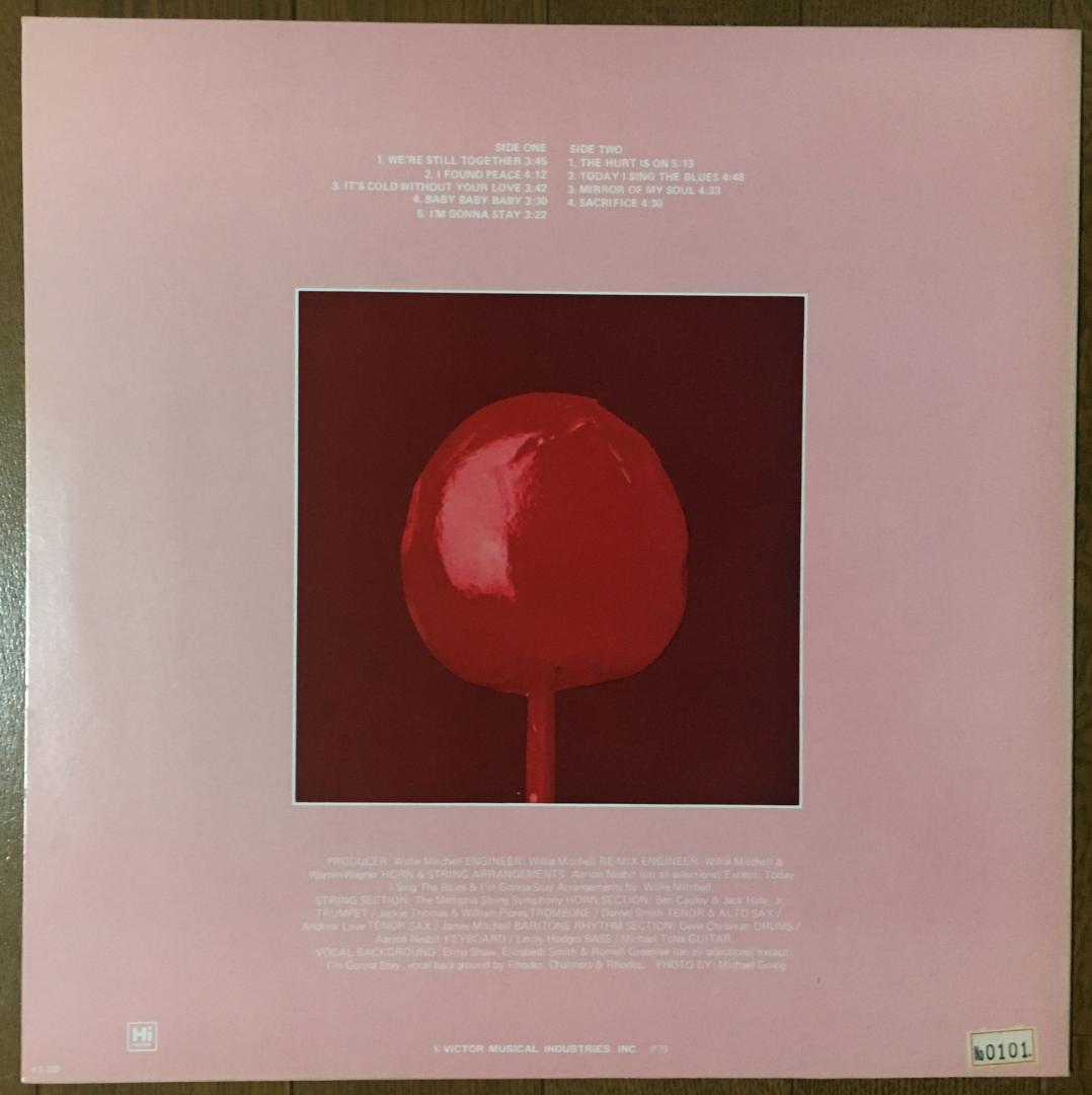 O.V. Wright - We're Still Together LP 1979 Japan Soul Hi Records Willie Mitchell