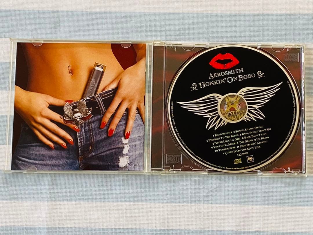Aerosmith Honkin' on Bobo CD Japan Press 2004 Blues Rock Cover Album