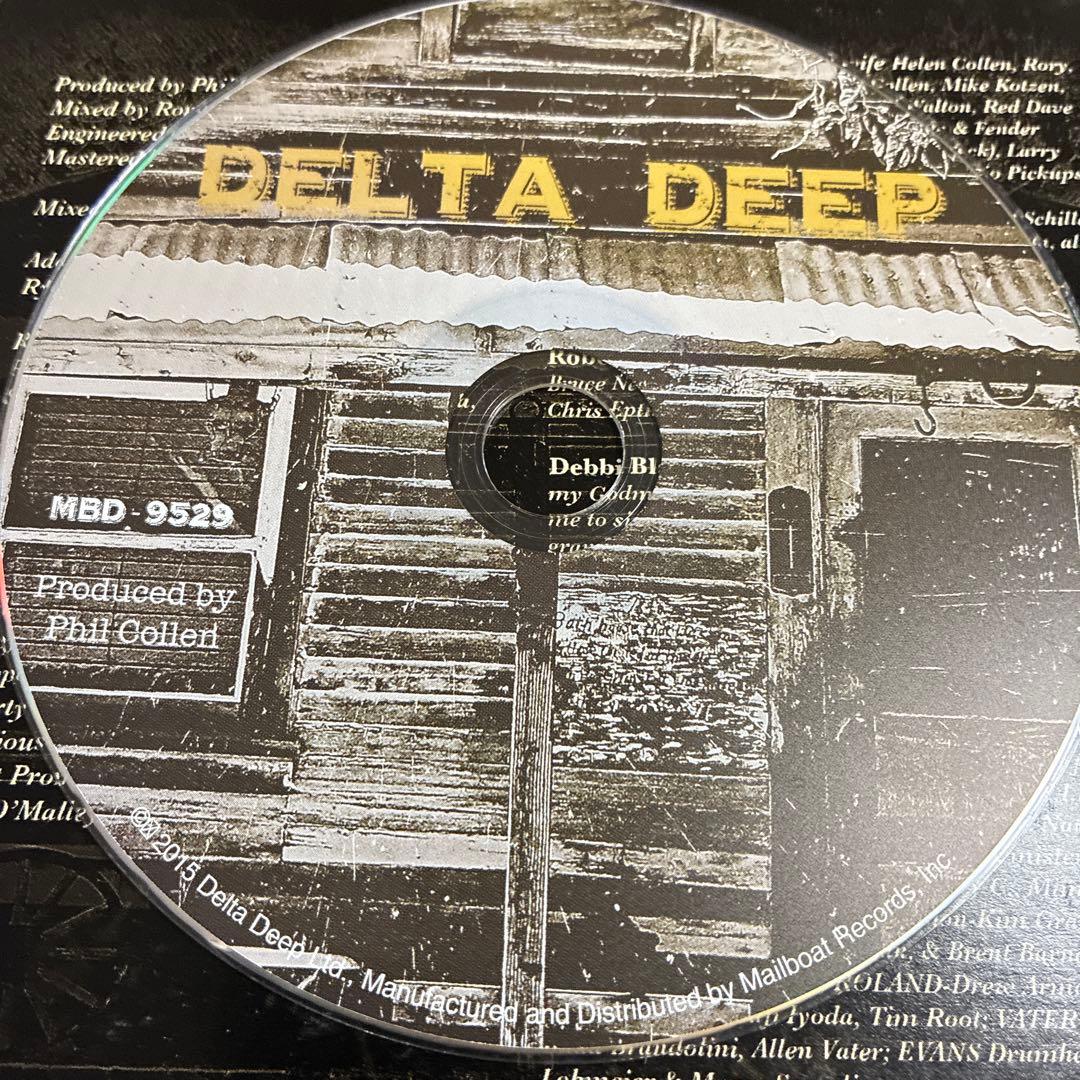 Delta Deep - Delta Deep (2015) CD, Phil Collen, Blues Rock, Pre-owned