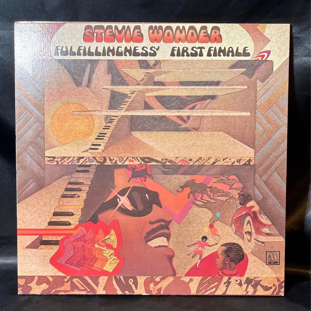 Stevie Wonder Fulfillingness' First Finale Vinyl LP Japan SWX-6141 Obi Insert