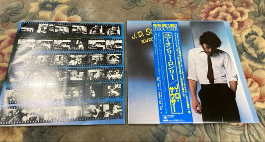 J.D. Souther - You're Only Lonely LP Vinyl Record Japan Edition With Obi Strip
