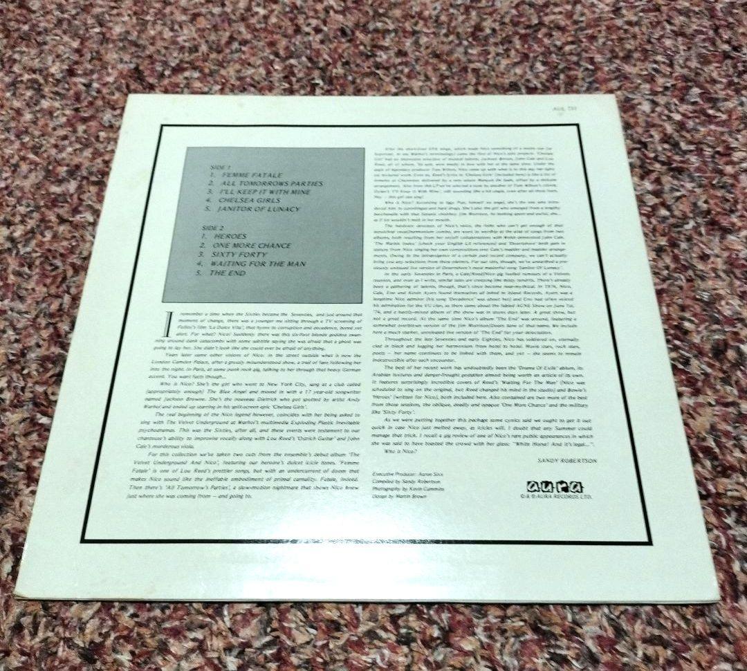 NICO the Blue Angel Vinyl LP Vinyl Record Used Slight Damage Collectible | Japansoundstore