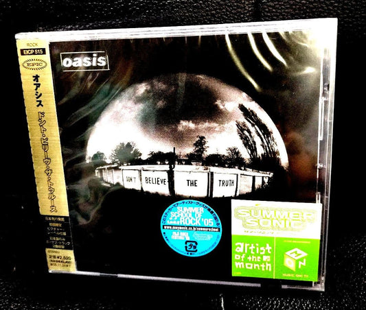Oasis Don't Believe The Truth CD Japan Press with OBI Limited Edition 2005