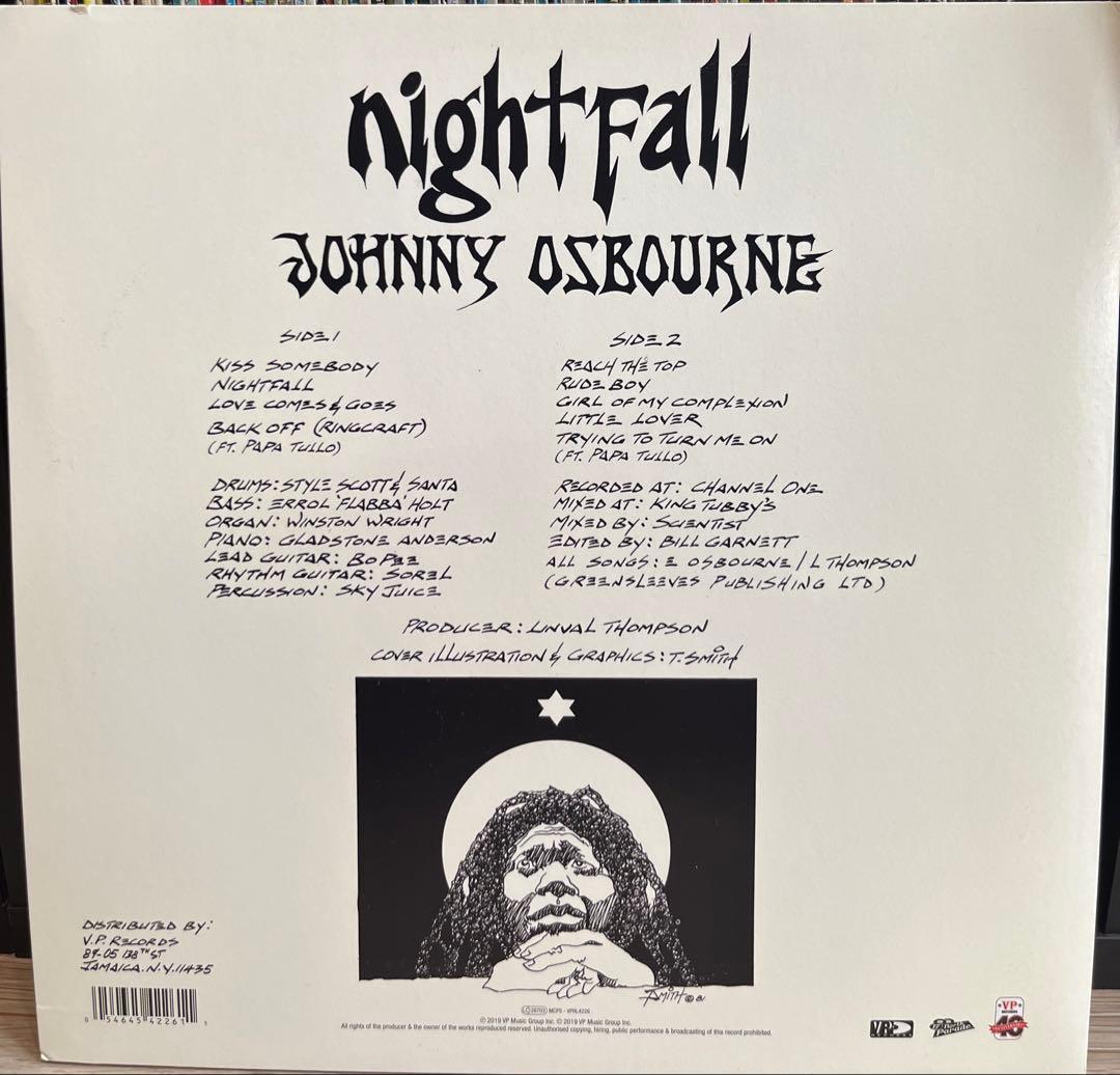 Johnny Osbourne - Nightfall - Vinyl LP Reissue Reggae Colored Vinyl