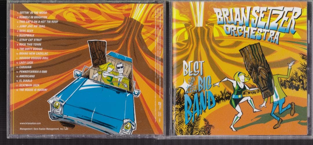 Brian Setzer Orchestra Best Of The Big Band CD Japan Press with OBI 2002