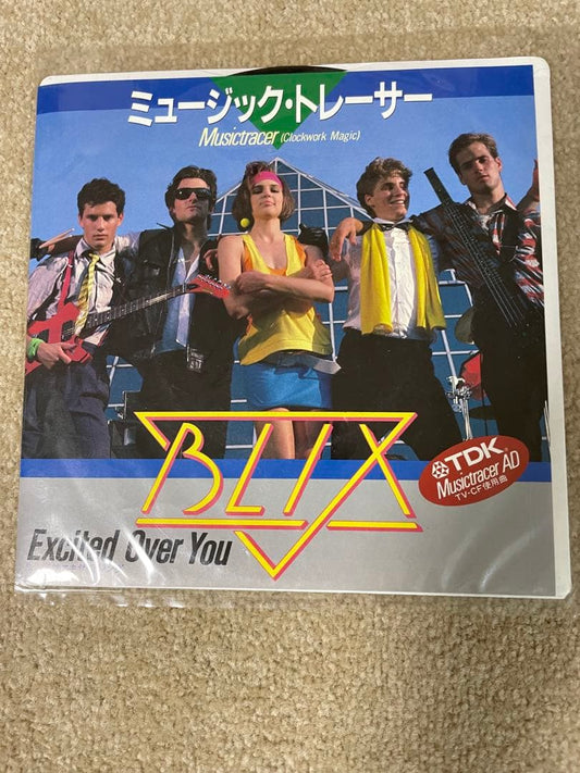 BLIX Excited Over You 7-inch Vinyl Japan TDK Musictracer Promo Pop 80s