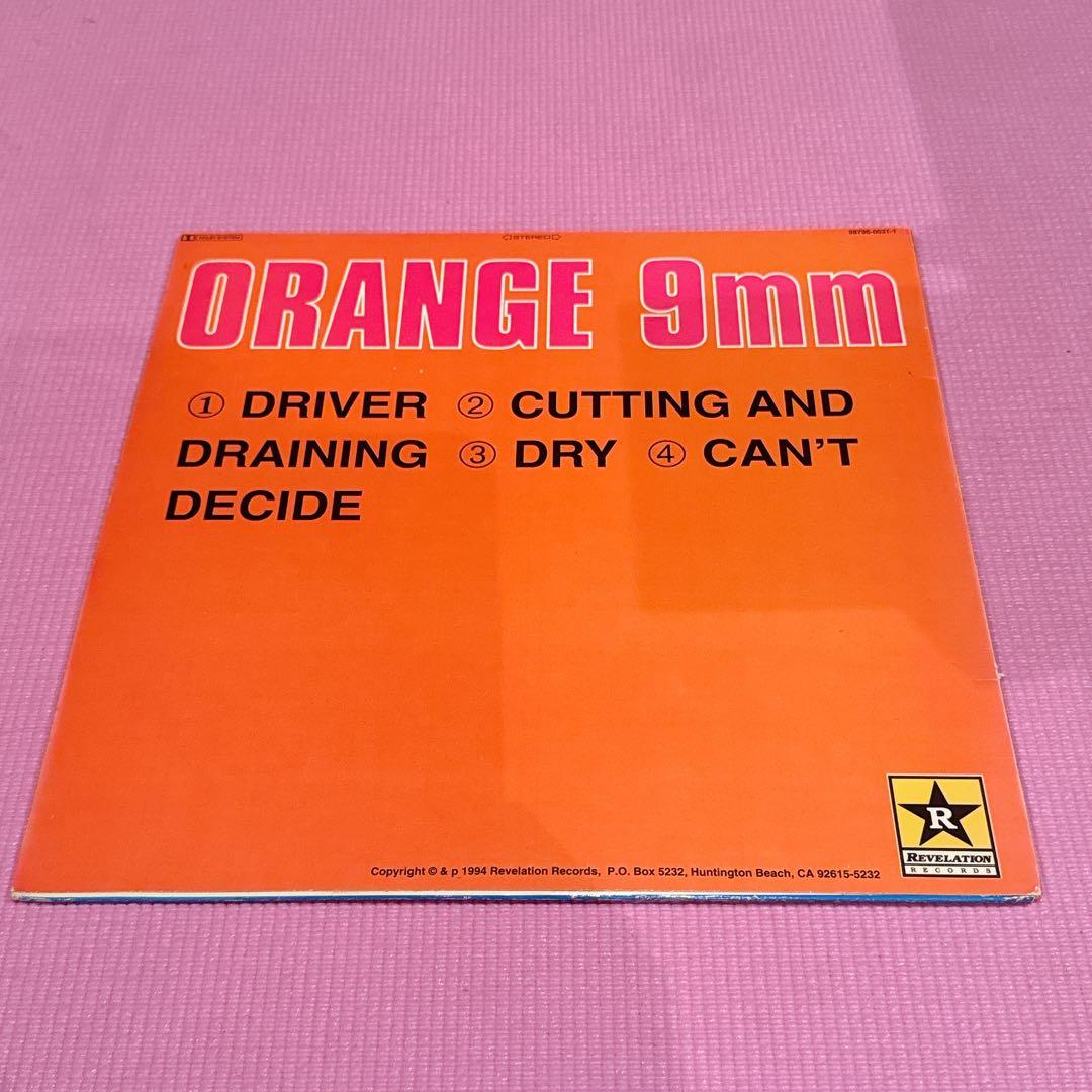 ORANGE 9mm Self-Titled 1994 Vinyl EP Revelation Records Post-Hardcore US Import