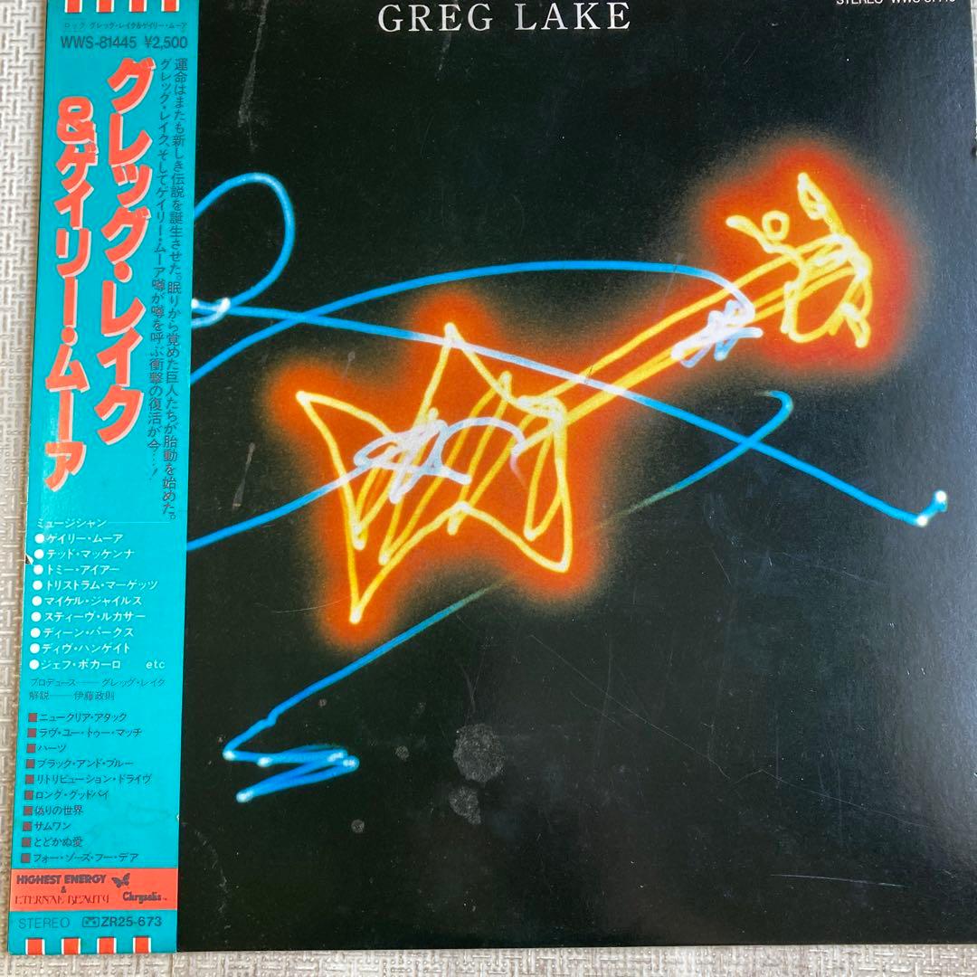 Greg Lake & Gary Moore - Greg Lake Vinyl LP Japan WWS-81445 With Obi
