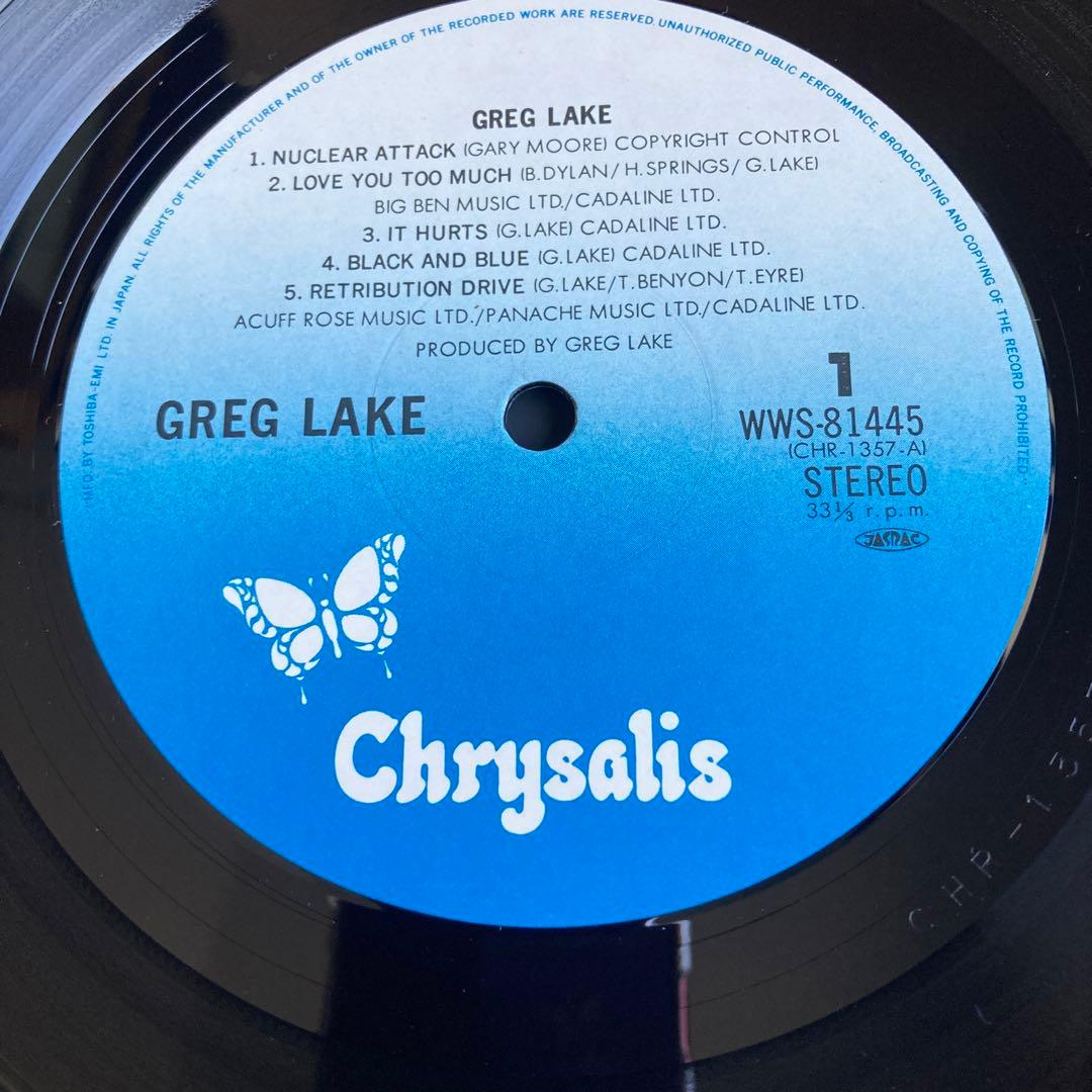 Greg Lake & Gary Moore - Greg Lake Vinyl LP Japan WWS-81445 With Obi