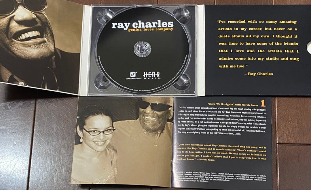 Ray Charles Genius Loves Company CD Import 2004 Album Duets Legendary Artists