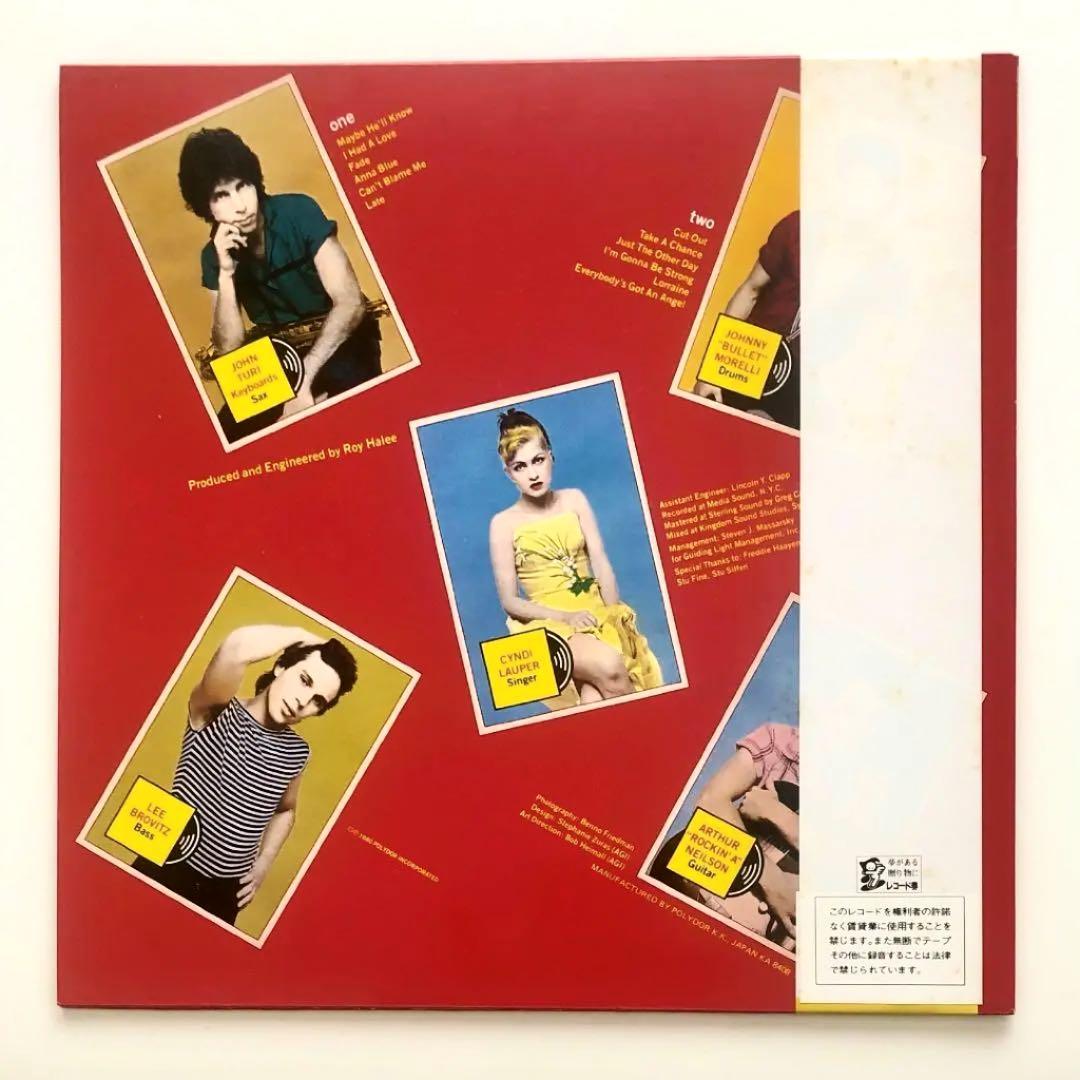 Cyndi Lauper Blue Angel Debut LP 1980 Japan Pressing 25MM 0367 w/ Obi Insert