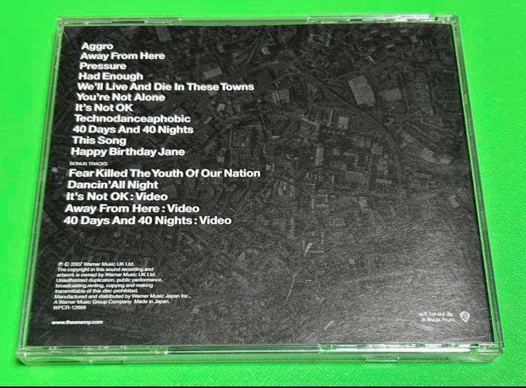 The Enemy - We'll Live and Die in These Towns CD Japan Press 2007 Import