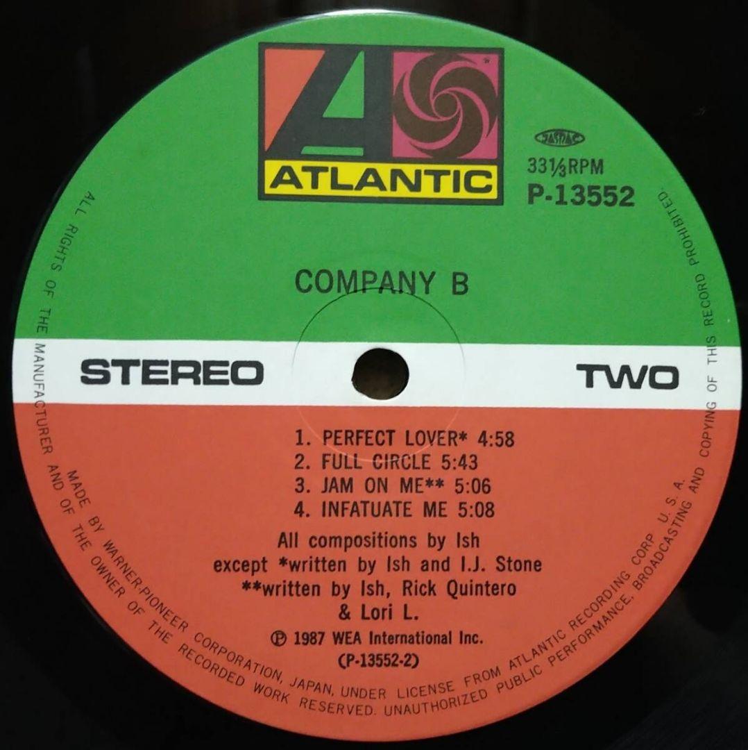 Company B - Company B LP Japan Original 1987 Atlantic Eurobeat Vinyl w/ Obi