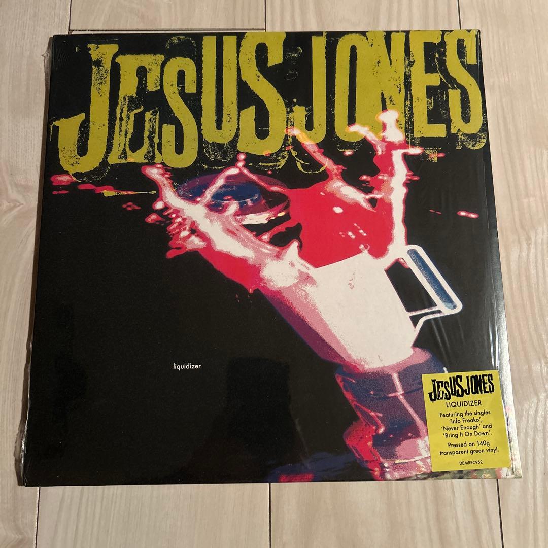 Jesus Jones - Liquidizer LP Vinyl 140g Transparent Green Record Demon Records