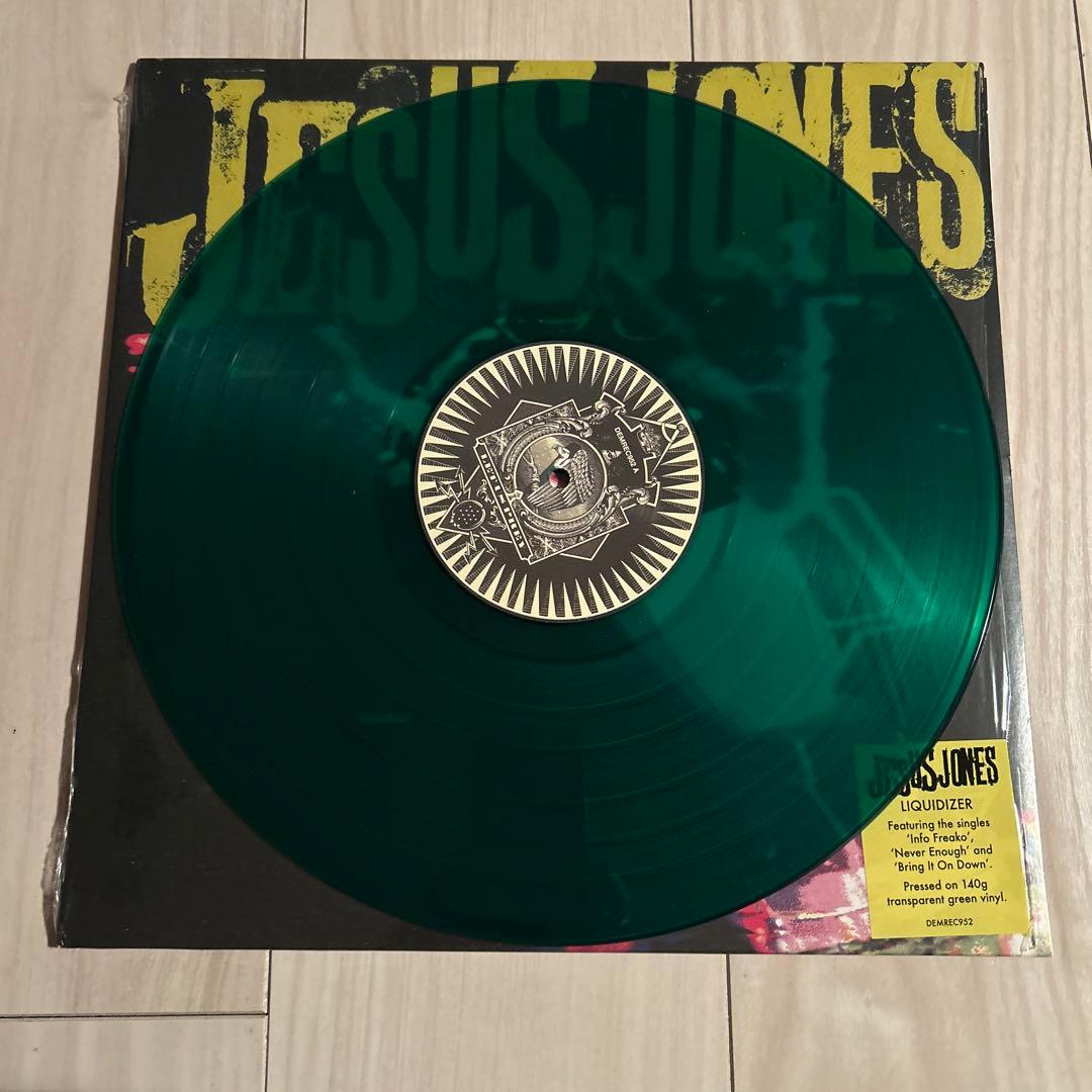 Jesus Jones - Liquidizer LP Vinyl 140g Transparent Green Record Demon Records