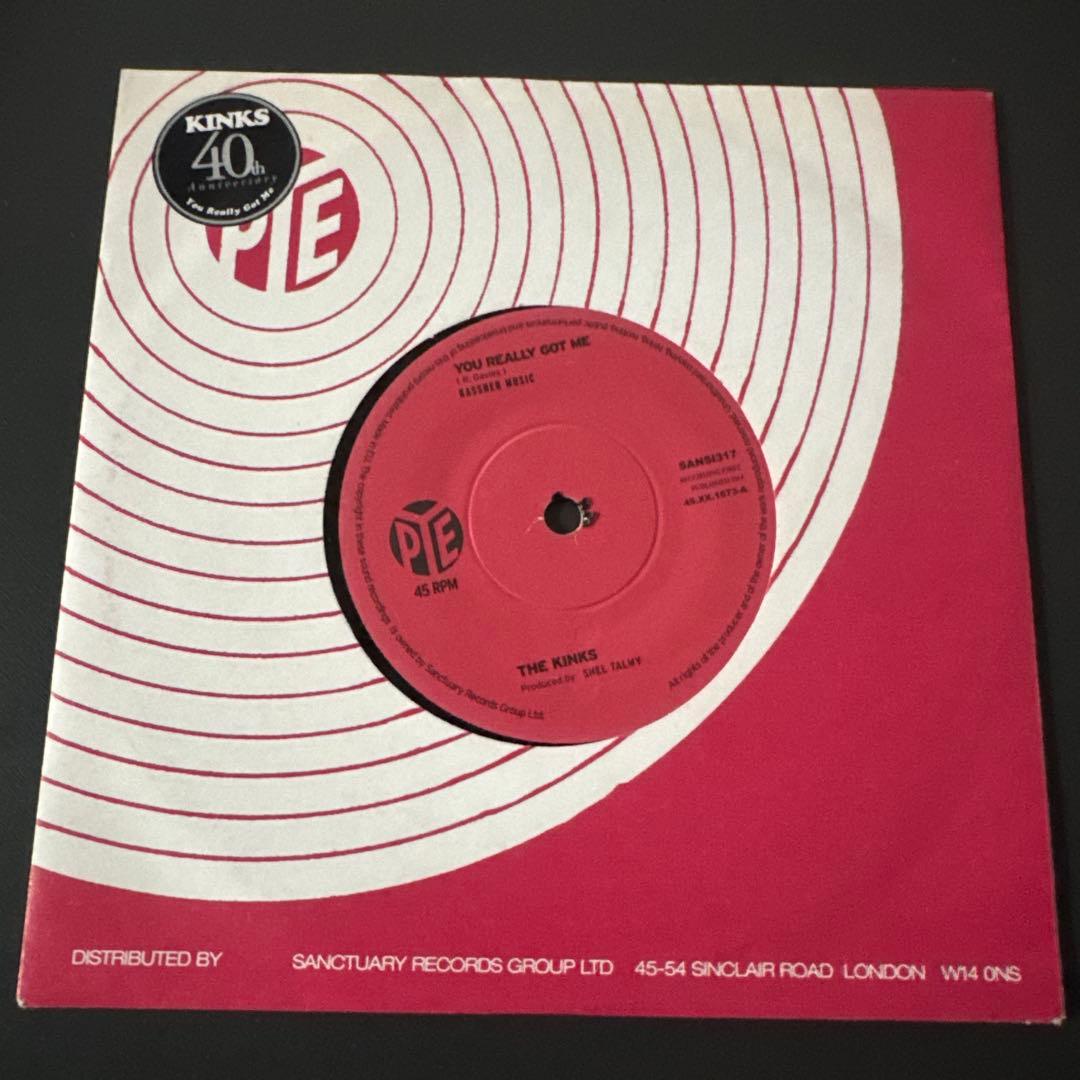 The Kinks - You Really Got Me 7" Vinyl Single, 40th Anniversary Pye Records