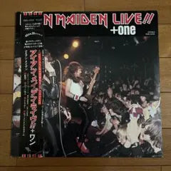Iron Maiden Live!! +one 12" EP Japan EMS-41001 with Obi Rare Import