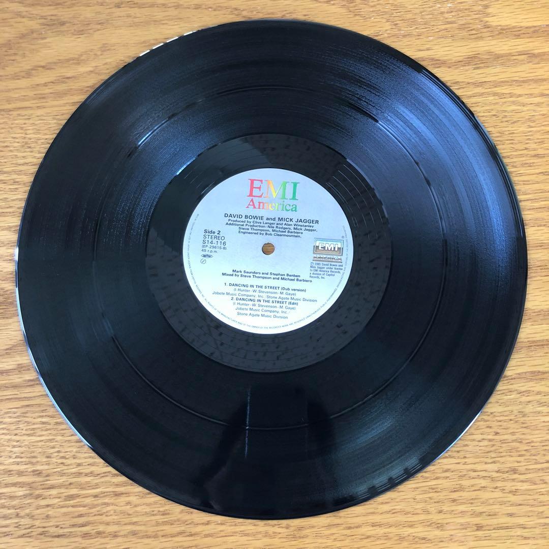 David Bowie & Mick Jagger - Dancing In The Street 12" Single Japan w/ Obi