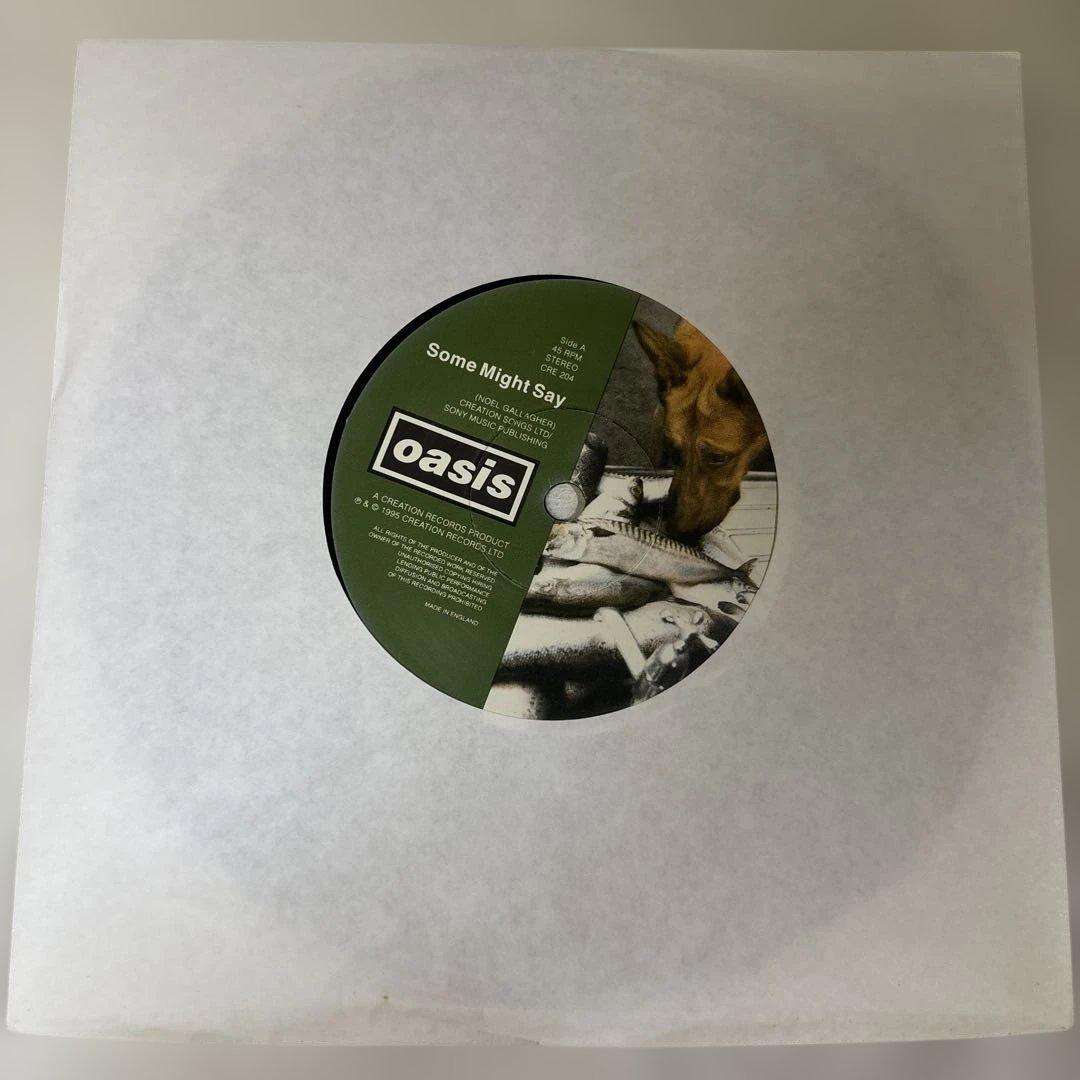 Oasis Some Might Say 7" Single UK Original 1995 Creation Records Britpop Vinyl
