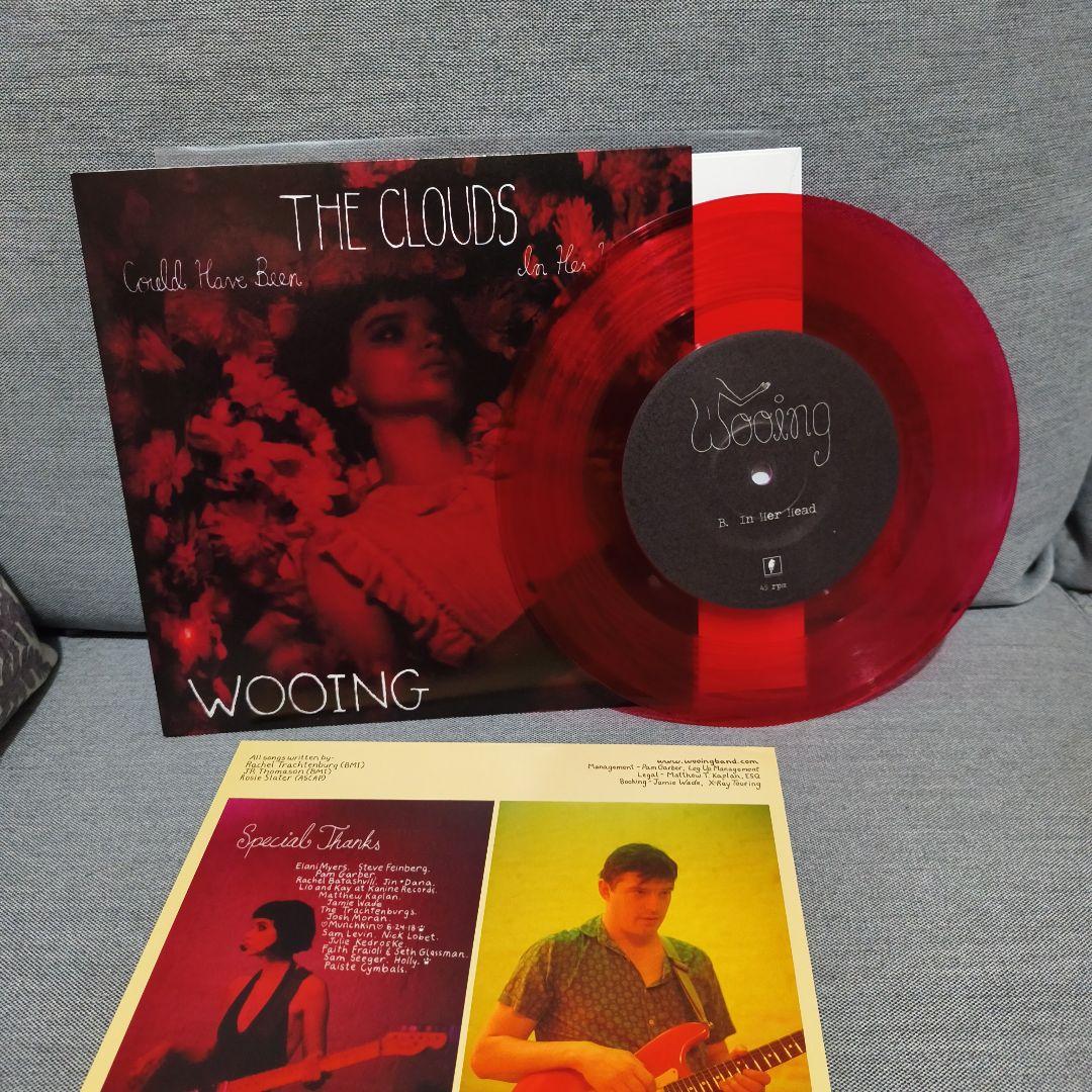 Wooing - The Clouds 7" Red Transparent Vinyl Single Record