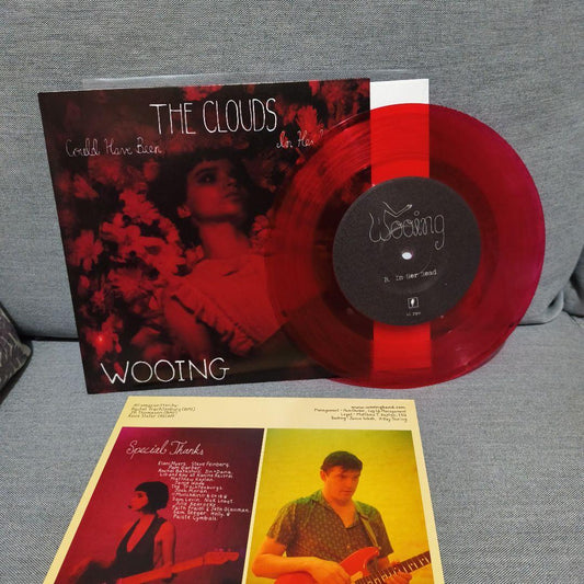 Wooing - The Clouds 7" Red Transparent Vinyl Single Record