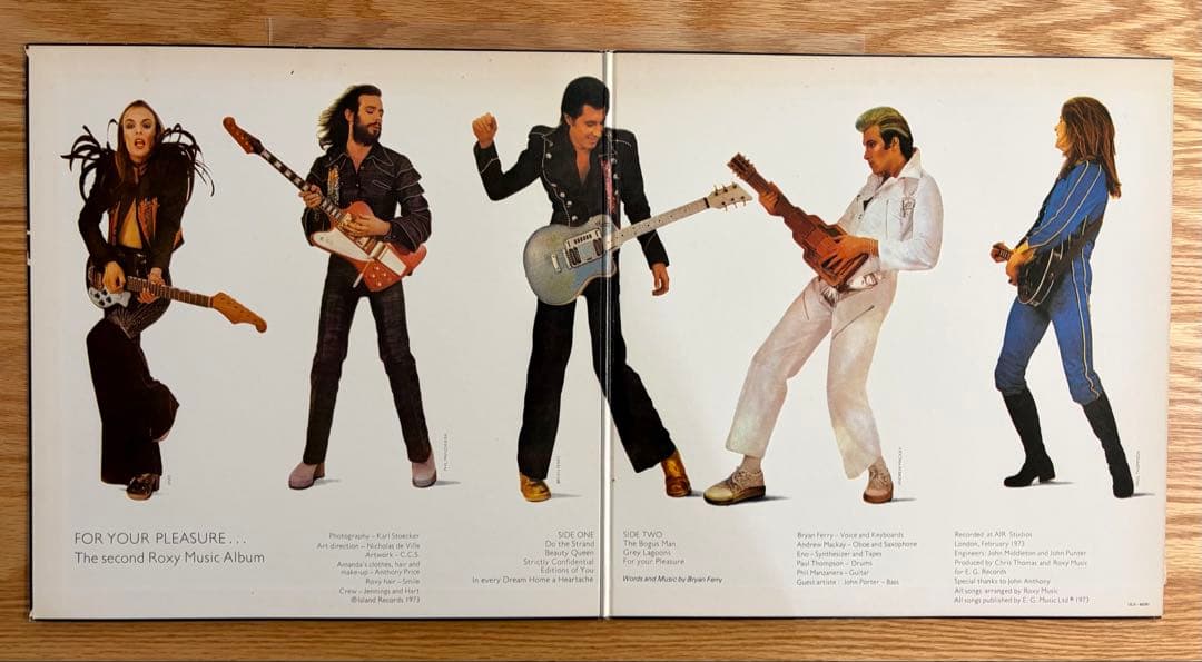 Roxy Music - For Your Pleasure LP Japan Vinyl Import ILS-80156 Art Glam Rock