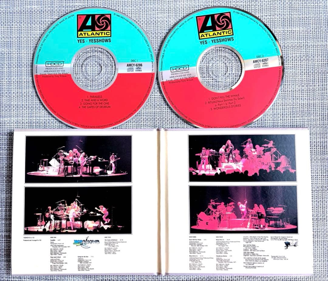 Yes - Yesshows 2CD Paper Sleeve Japan Mini LP Reissue HDCD with OBI 2001
