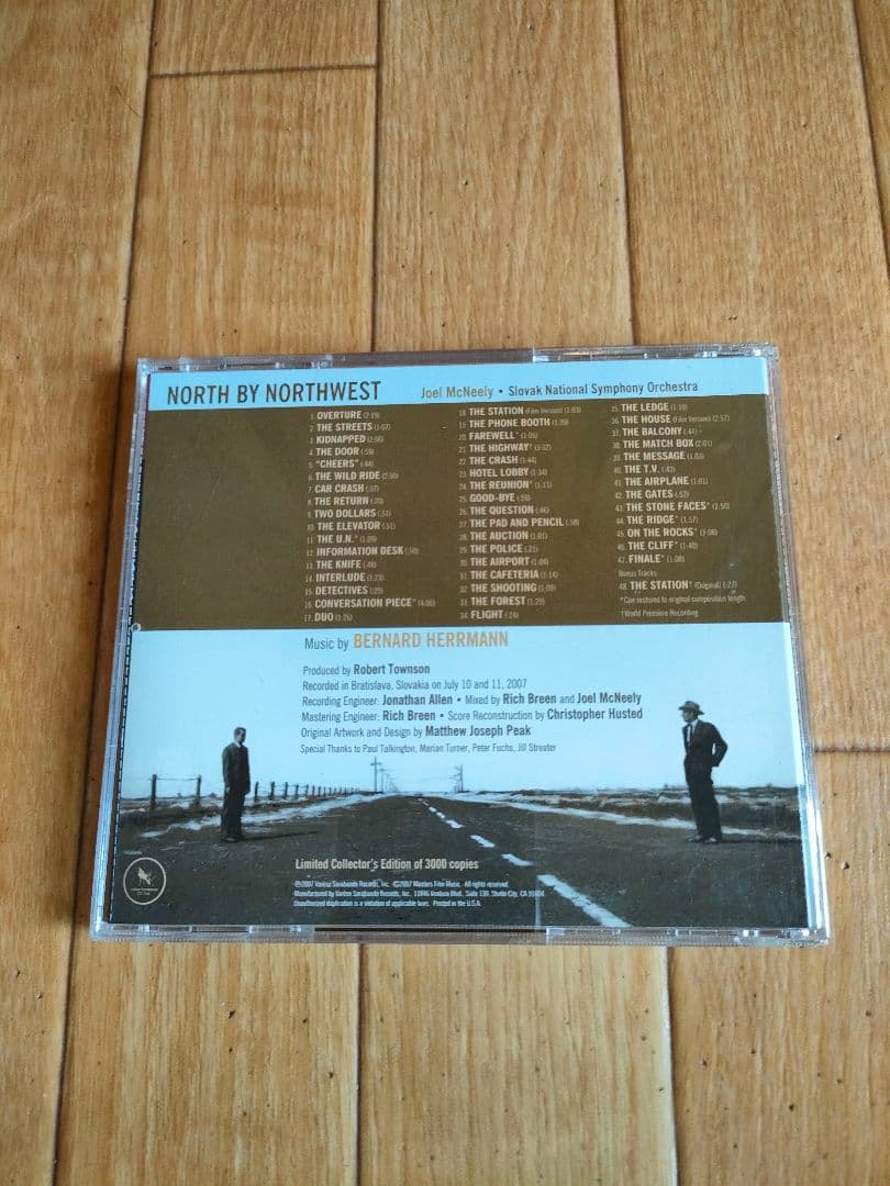 Limited Edition 2007 North by Northwest OST 3000 Copies Used CD | Japansoundstore
