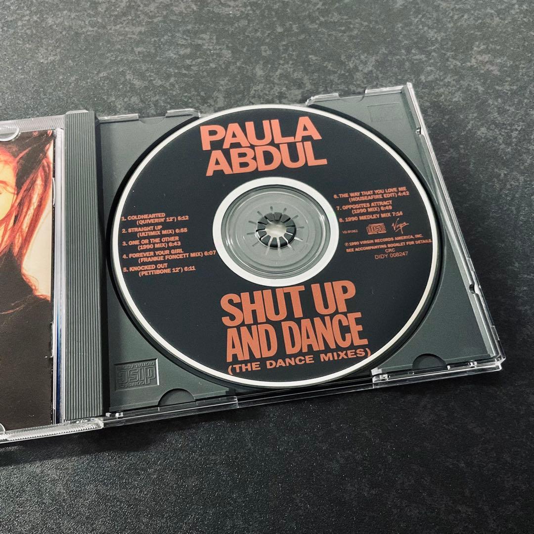 Paula Abdul - Shut Up and Dance (The Dance Mixes) CD 1990 US Pressing
