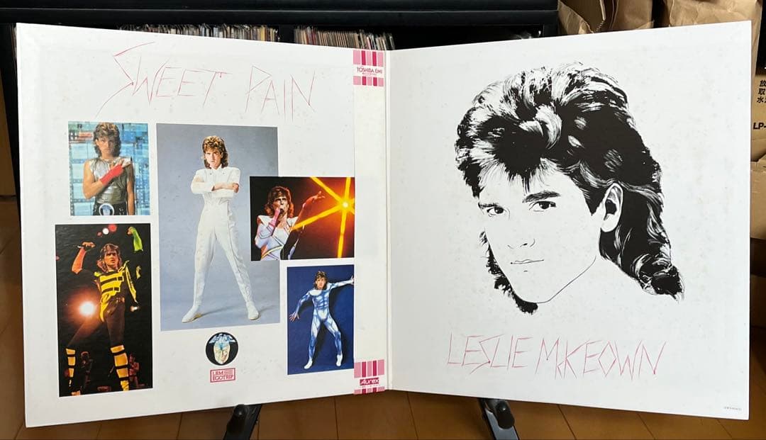 Leslie McKeown - Sweet Pain LP Vinyl Japan EWS-81411 1981 Pop Obi Included