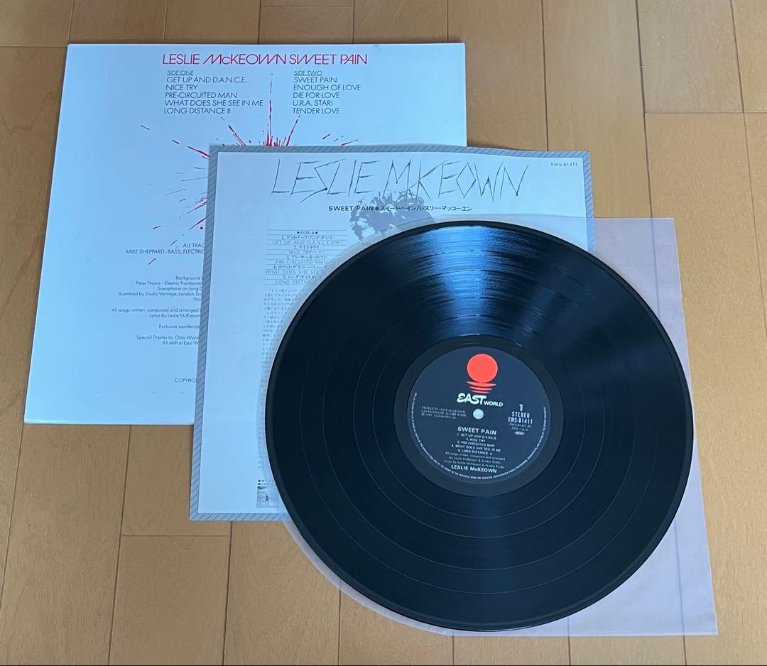 Leslie McKeown - Sweet Pain LP Vinyl Japan EWS-81411 1981 Pop Obi Included