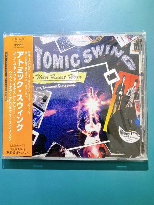 Atomic Swing In Their Finest Hour CD Japan Press with OBI Best Of 1998
