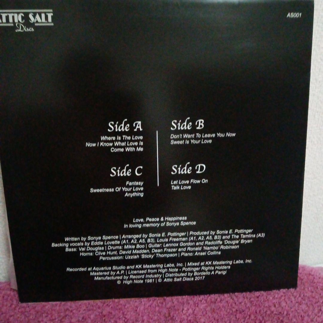 Sonya Spence - Sings Love Vinyl LP 2017 Reissue Reggae Lovers Rock Attic Salt