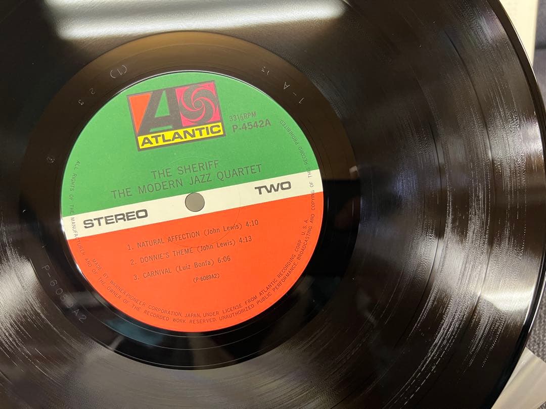 Modern Jazz Quartet The Sheriff LP Record Near Mint Atlantic Japan | Japansoundstore